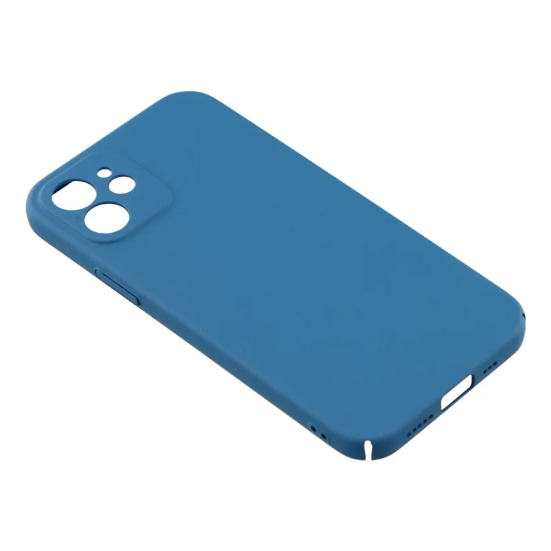 Funda para iPhone 12 con Tacto Suave, Rígida de PC, Cubierta de Teléfono - Azul