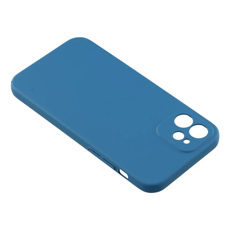 Funda para iPhone 12 con Tacto Suave, Rígida de PC, Cubierta de Teléfono - Azul