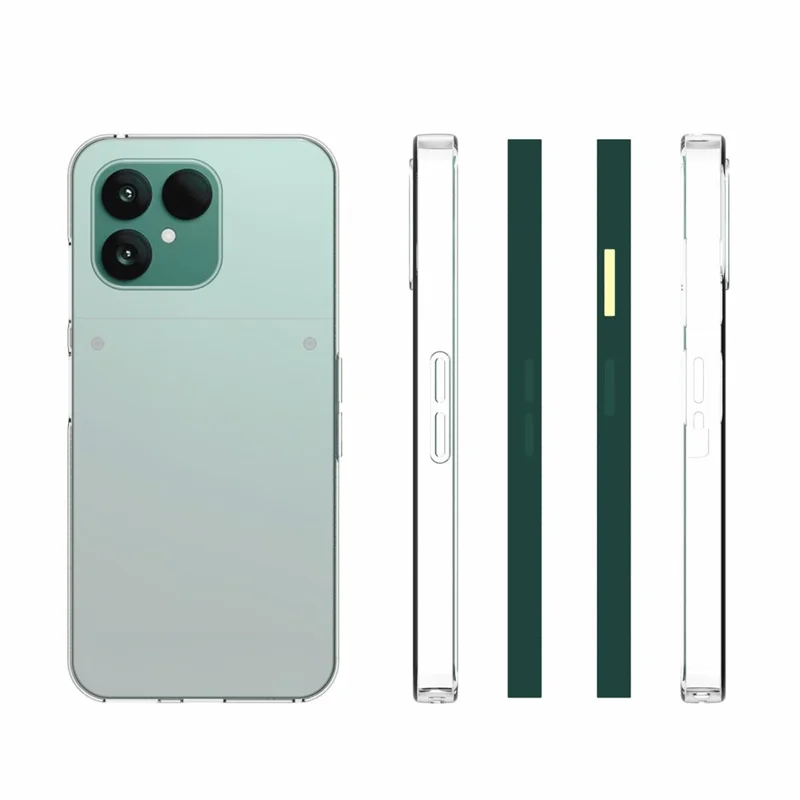 10Pcs / Pack For Fairphone 6 Case Watermark Free TPU Protective Clear Phone Cover