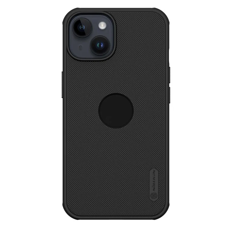 Nillkin Super Shield Shield Pro Hard PC Case Per Iphone 14, Copertura Per Telefono Opaco (design Hollow-out Per Logo) - Nero