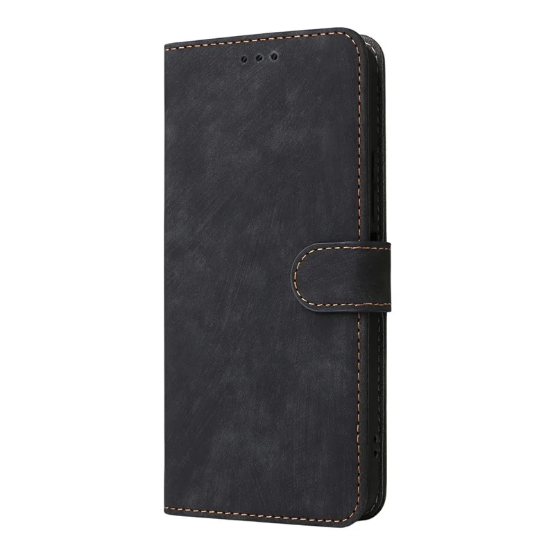 Per TECNO Spark 40 Pro 4G KM6 Custodia Portafoglio Blocco RFID Pelle PU Custodia per telefono con supporto e cinturino - Nero