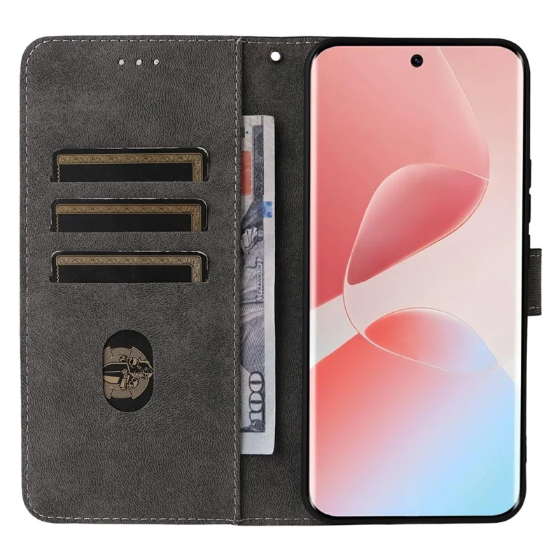 غطاء لهاتف Infinix Hot 60 Pro+ 4G X6886، محفظة بحجب RFID، غطاء جلد PU مع حامل وحزام - بني