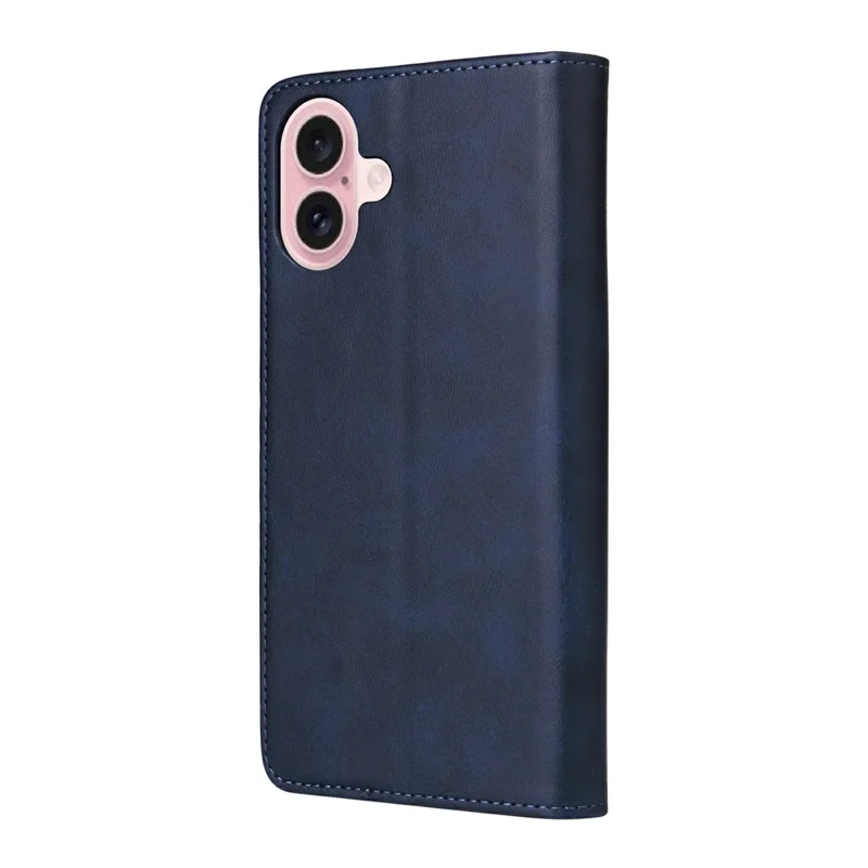For iPhone 17 Case RFID Blocking PU Leather Phone Wallet Cover - Blue