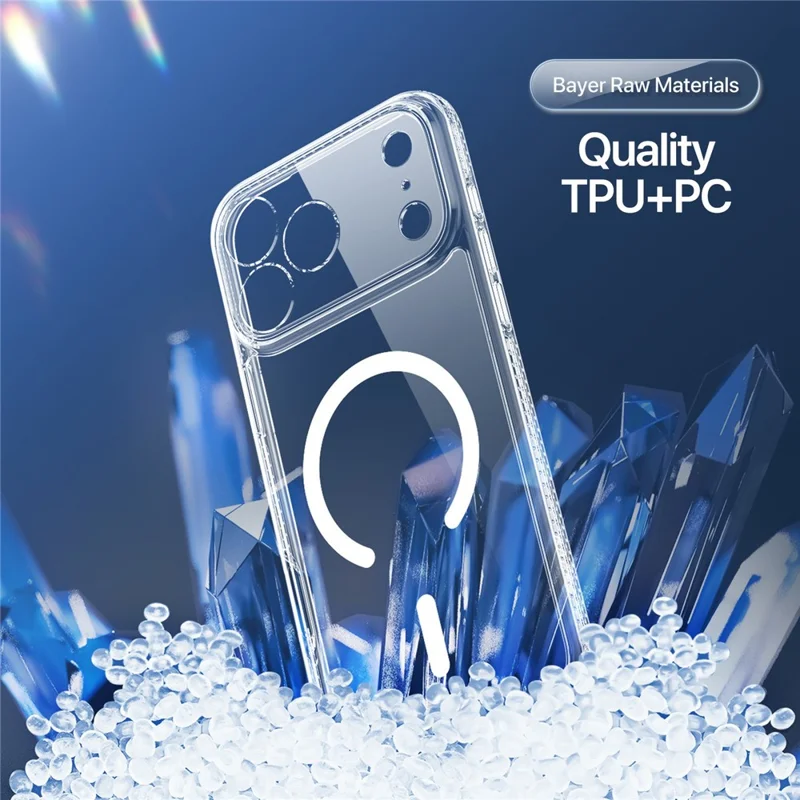 DUX DUCIS Clin Series Hülle für iPhone 17 Pro Max PC + TPU Transparent Magnetische Handyhülle, kompatibel mit MagSafe