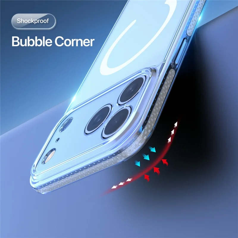 DUX DUCIS Clin Series Hülle für iPhone 17 Pro Max PC + TPU Transparent Magnetische Handyhülle, kompatibel mit MagSafe