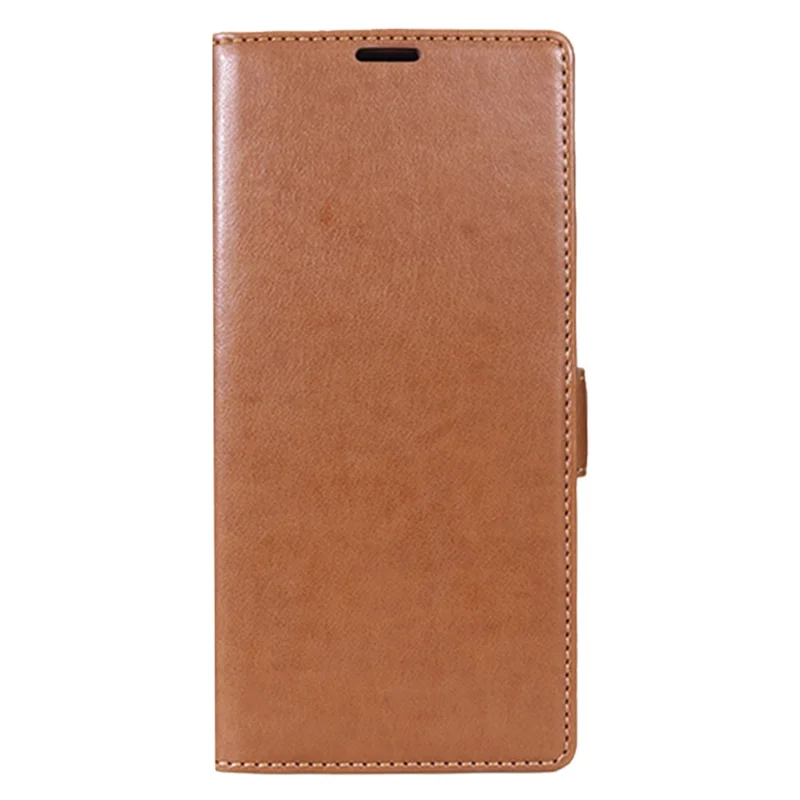 Til Samsung Galaxy S25 Ultra Case Kompatibel med MagSafe Wallet Stand Læder Flip Telefonbeskyttelse - Mørk Brun