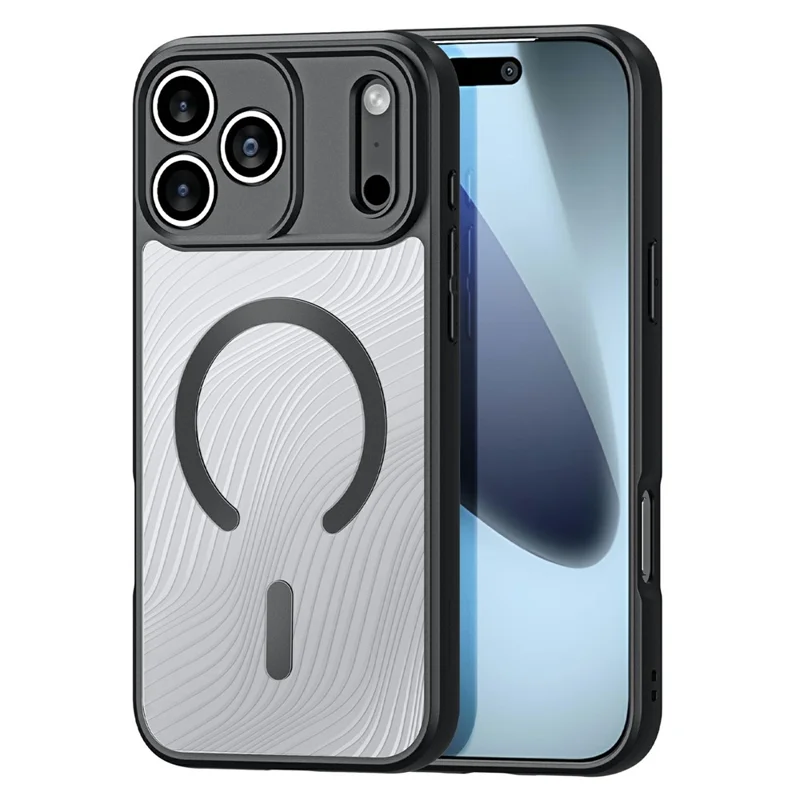 DUX DUCIS Série Aimo pour iPhone 17 Pro Étui Magnétique Compatible avec MagSafe TPU + PC Housse de Téléphone (Certification REACH) - Noir