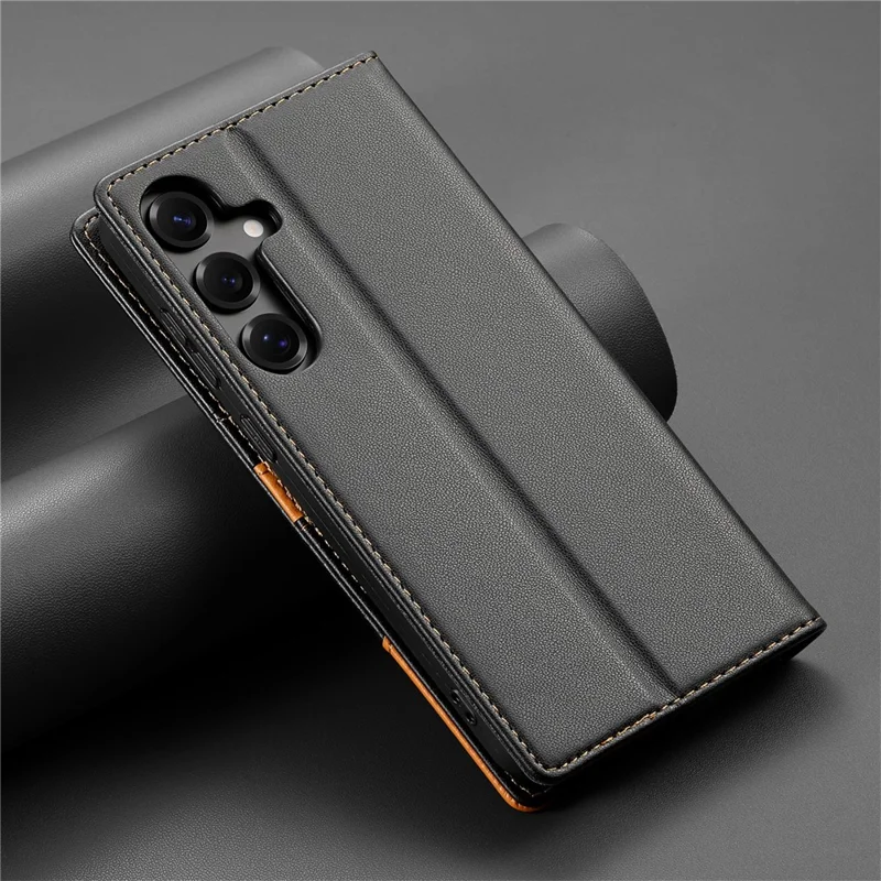 N.BEKUS P3 Hülle für Samsung Galaxy A16 5G / 4G Brieftasche mit RFID-Schutz, Ständer, PU-Leder Flip Handyhülle - Schwarz