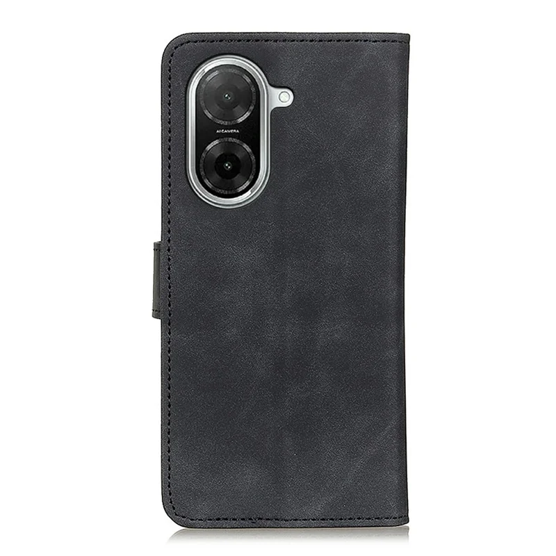 KHAZNEH Para Xiaomi Redmi A5 NFC (UE) (173,45*79,35*8,45 mm) Funda de Cuero PU con Textura Retro para Móvil - Negro