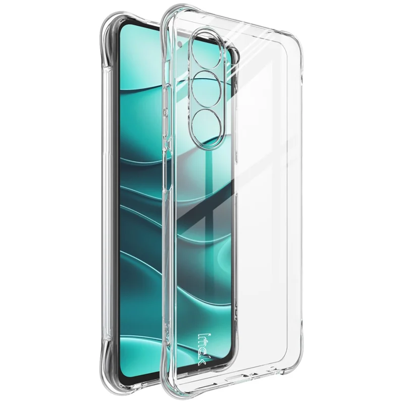 Cover IMAK per Oppo A5 4G in TPU Custodia per Telefono Antiurto con Protezione Airbag - Trasparente