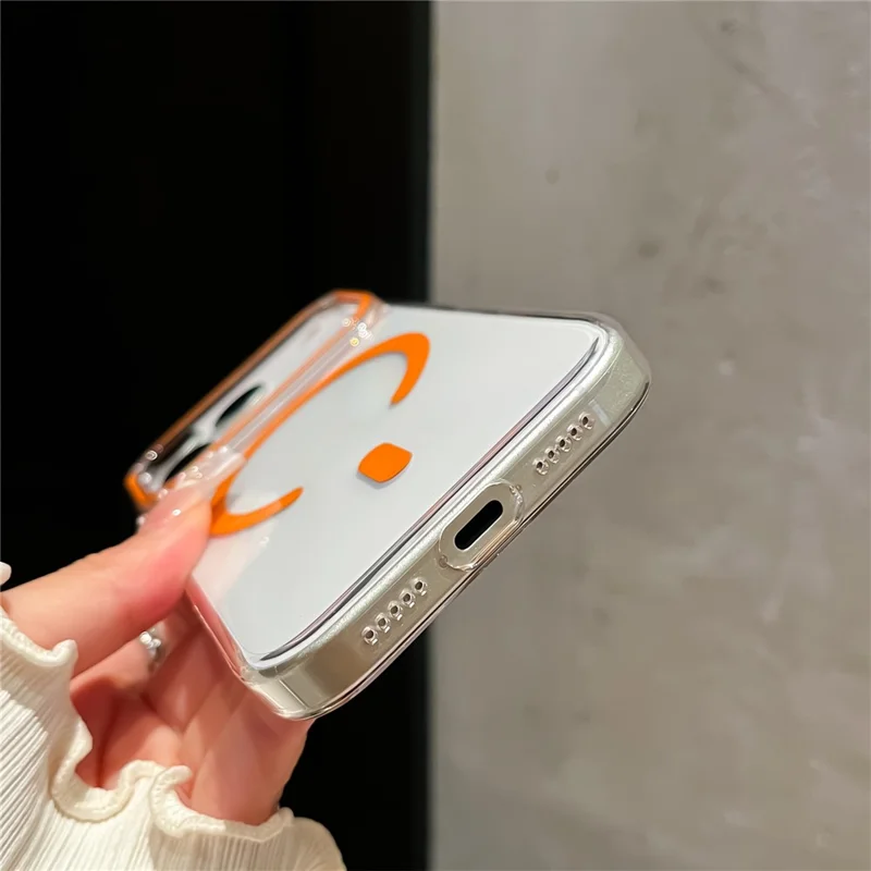 For iPhone 17 Pro Case Compatible with MagSafe Protective TPU + PC Phone Cover - Titanium Grey