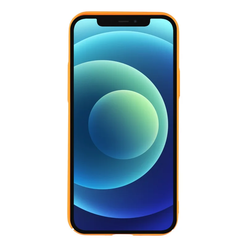 For iPhone 11 Case Skin-Touch Rubberized Hard PC Phone Cover - Orange