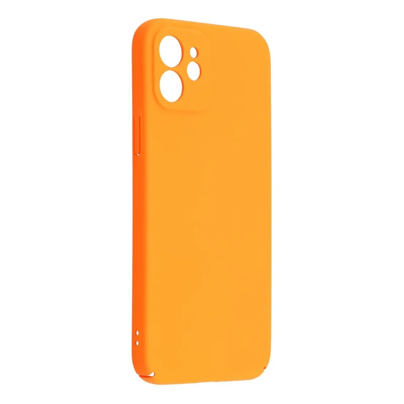 For iPhone 11 Case Skin-Touch Rubberized Hard PC Phone Cover - Orange