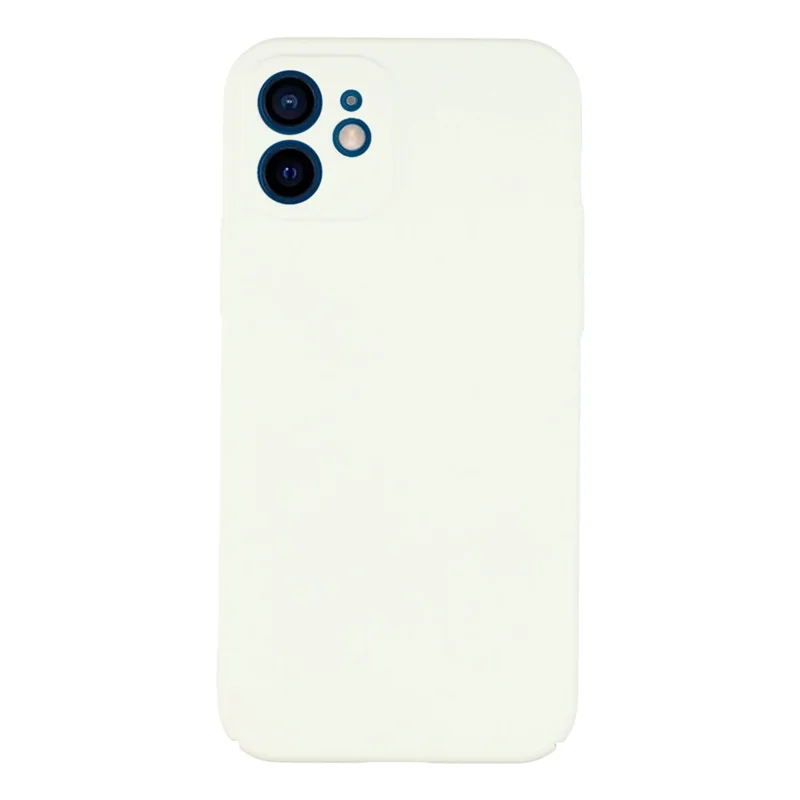 For iPhone 11 Case Skin-Touch Rubberized Hard PC Phone Cover - White