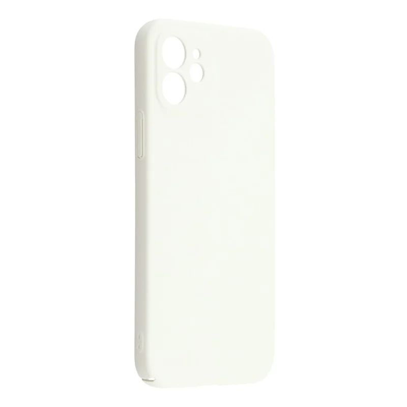 For iPhone 11 Case Skin-Touch Rubberized Hard PC Phone Cover - White