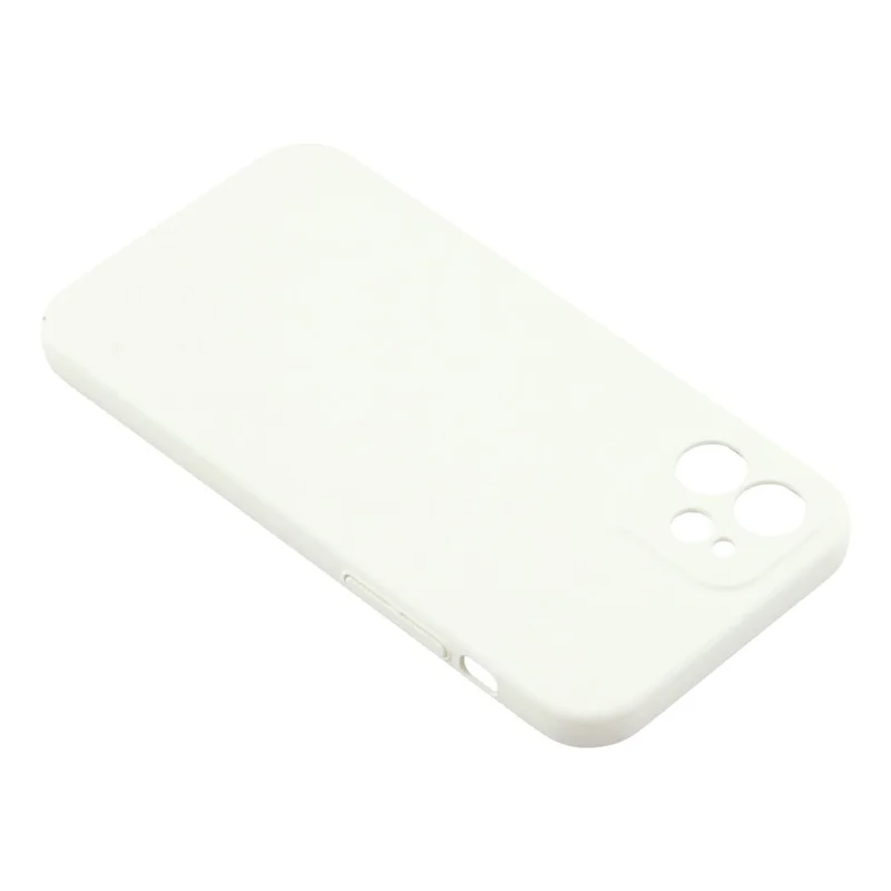 For iPhone 11 Case Skin-Touch Rubberized Hard PC Phone Cover - White