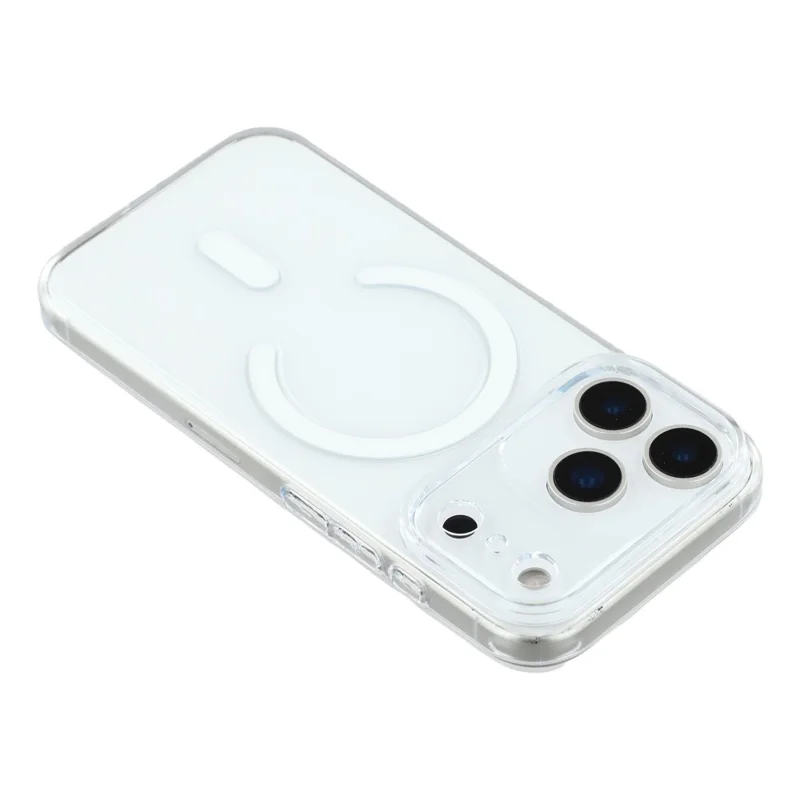 JAUCASE Für iPhone 17 Pro Hülle, kompatibel mit MagSafe, transparente PC-Handyhülle mit KI-Touch-Steuerungsknopf