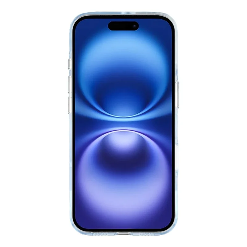 JAUCASE For iPhone 17 Magnetic Case Clear PC Phone Cover with Rhinestone Lens Frame  /  AI Button