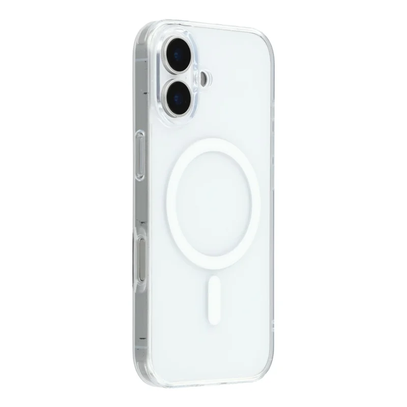 JAUCASE Hülle für iPhone 17 - Kompatibel mit MagSafe, Kristallklar, TPU PC Rückseite Handyhülle