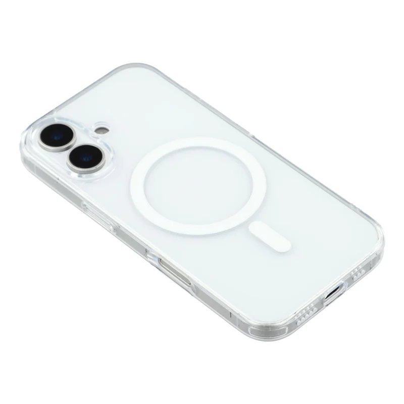 JAUCASE Hülle für iPhone 17 - Kompatibel mit MagSafe, Kristallklar, TPU PC Rückseite Handyhülle