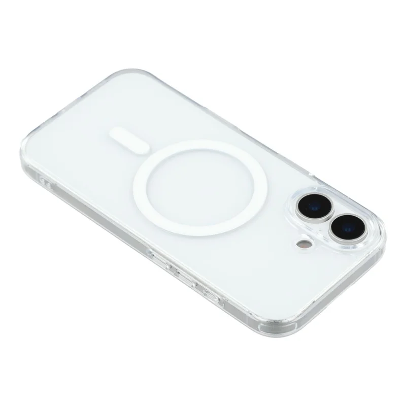 JAUCASE Hülle für iPhone 17 - Kompatibel mit MagSafe, Kristallklar, TPU PC Rückseite Handyhülle