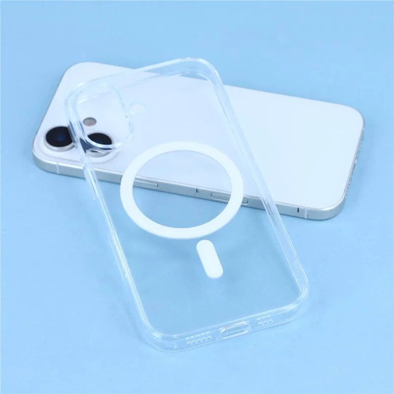JAUCASE Hülle für iPhone 17 - Kompatibel mit MagSafe, Kristallklar, TPU PC Rückseite Handyhülle