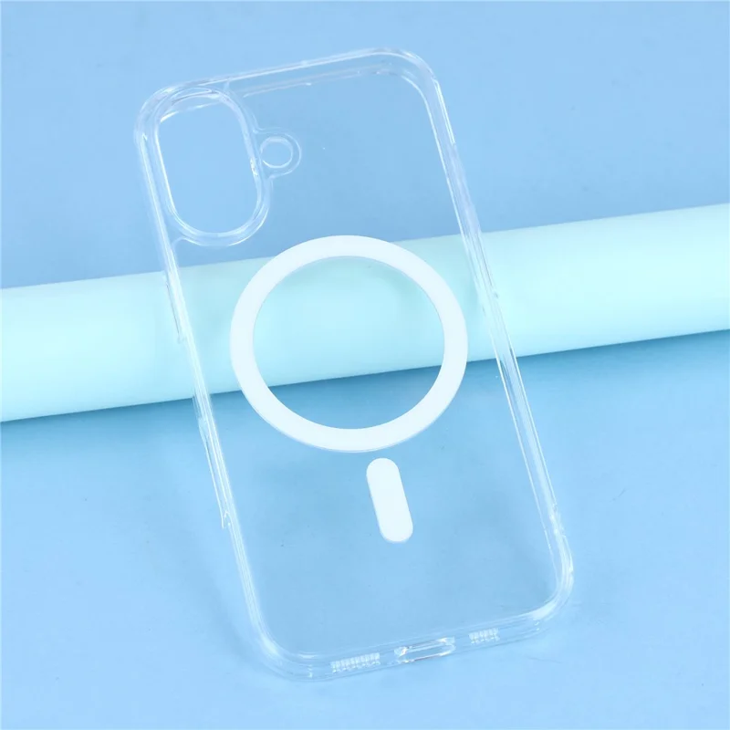 JAUCASE Hülle für iPhone 17 - Kompatibel mit MagSafe, Kristallklar, TPU PC Rückseite Handyhülle