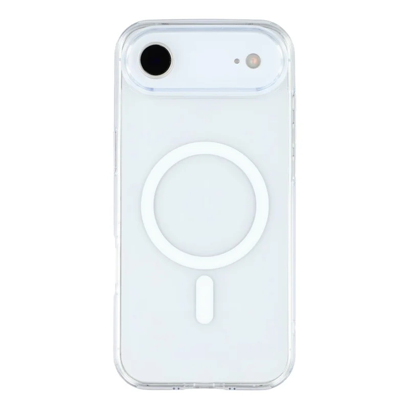 JAUCASE Für iPhone 17 Air Case Kompatibel mit MagSafe Kristallklar TPU PC Handy-Rückseite Hülle