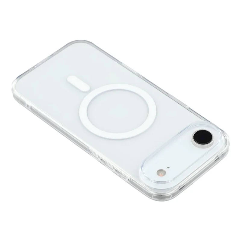 JAUCASE Für iPhone 17 Air Case Kompatibel mit MagSafe Kristallklar TPU PC Handy-Rückseite Hülle