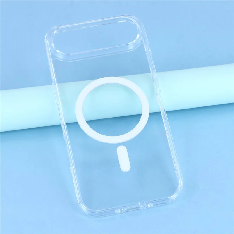 JAUCASE Für iPhone 17 Air Case Kompatibel mit MagSafe Kristallklar TPU PC Handy-Rückseite Hülle