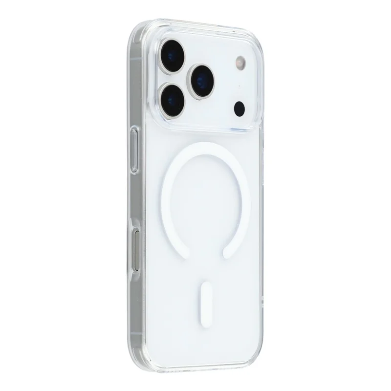 JAUCASE Hülle für iPhone 17 Pro kompatibel mit MagSafe Kristallklare TPU PC Handyhülle