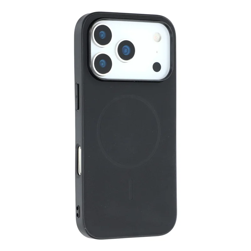X-LEVEL For iPhone 17 Pro Case Compatible with MagSafe PC + TPU + PU Phone Back Cover - Black