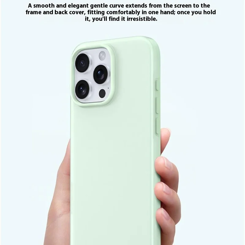 For iPhone 15 Pro Max Case Heat Dissipation Ice-Transparent Liquid Silicone + PC Phone Cover - Green