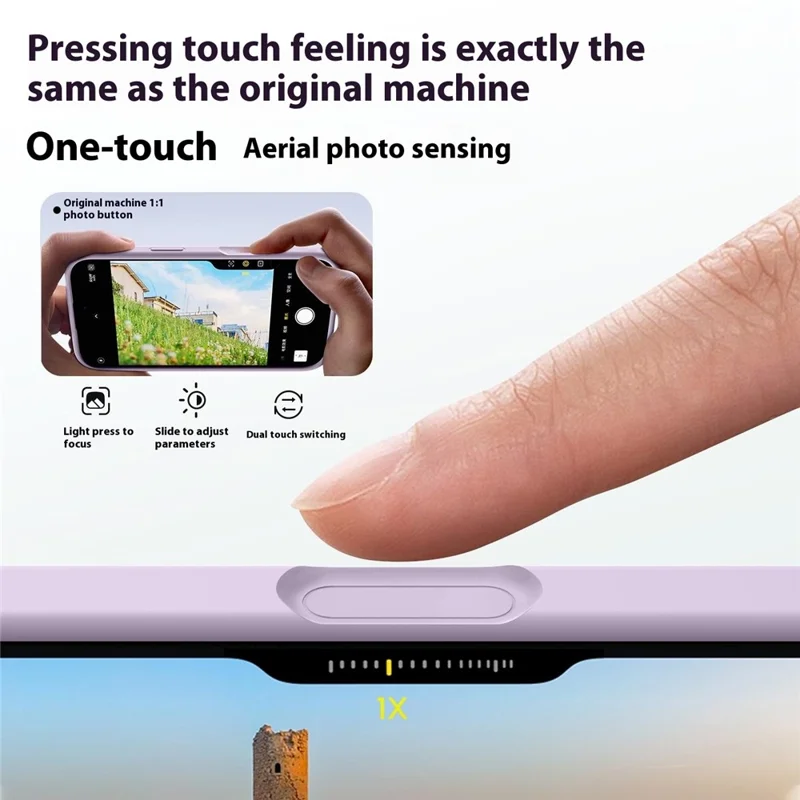 Voor iPhone 16 Pro-hoesje compatibel met MagSafe, precieze uitgesneden, vloeibaar siliconen + PC telefoonhoesje - Lichtpaars