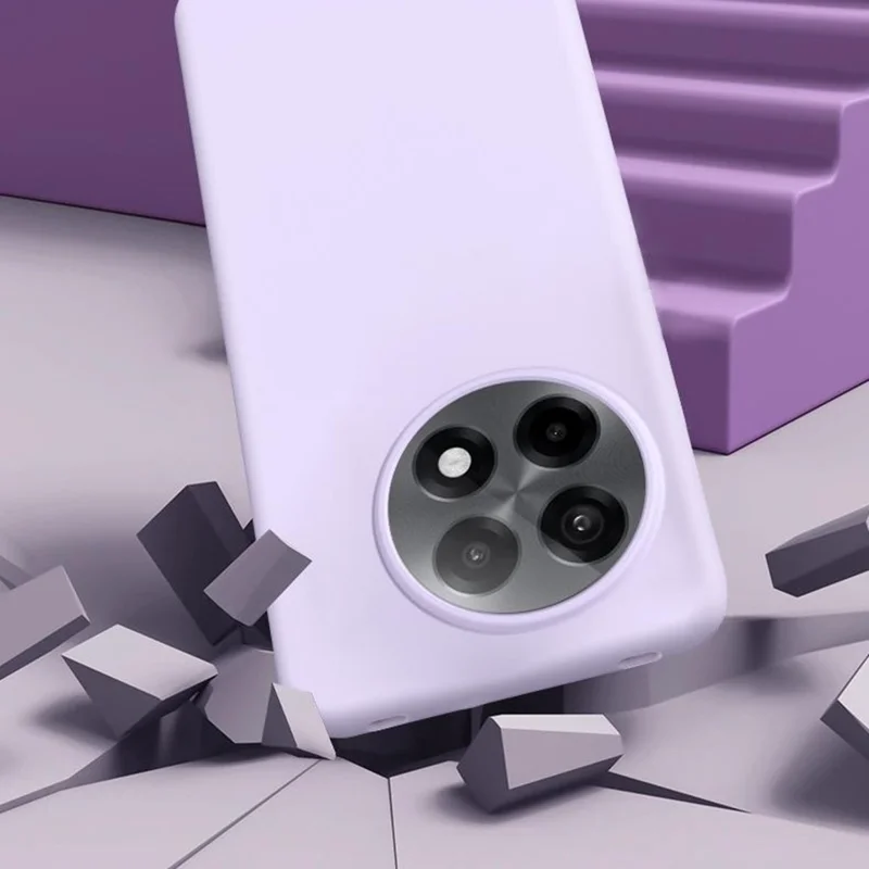 For OnePlus Ace 5 5G / Ace 5 Pro 5G Case Skin-Friendly Liquid Silicone + PC Phone Cover - Dark Grey