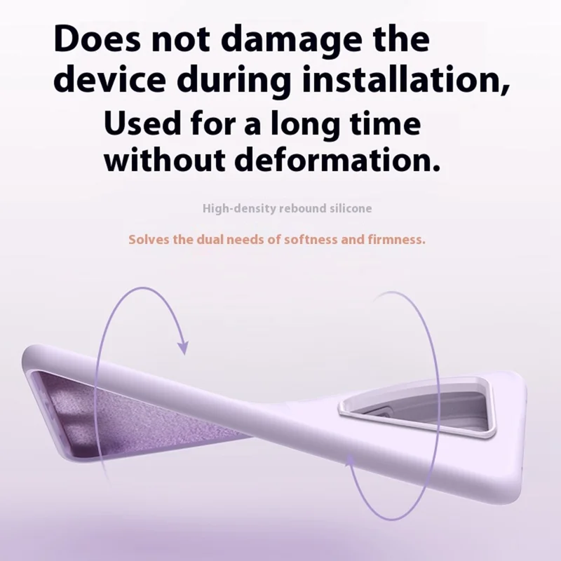 For Xiaomi 14 Case Skin-Friendly Liquid Silicone + PC Phone Cover - Light Purple