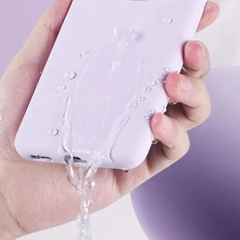 For Honor Magic6 5G Case Skin-Friendly Liquid Silicone + PC Phone Cover - Light Purple
