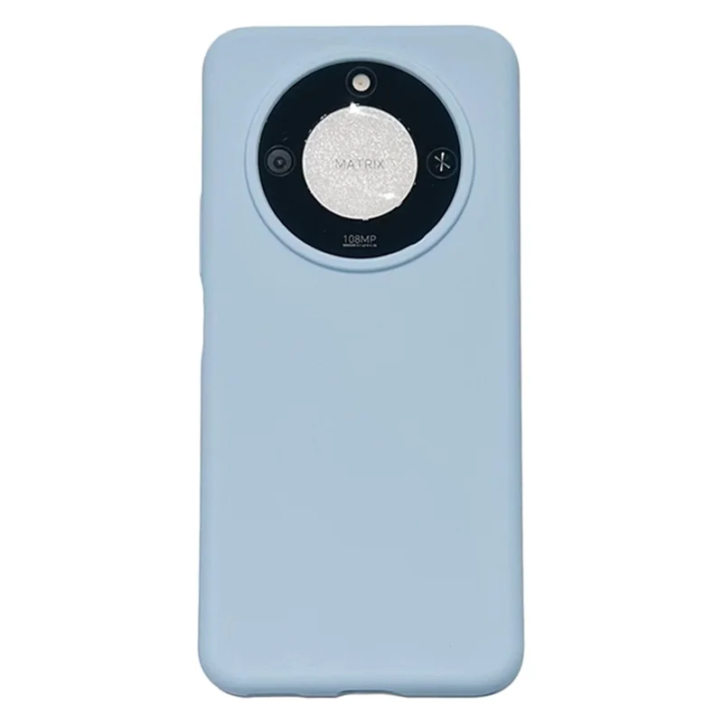 Capa para Honor X60 5G Skin-Friendly de Silicone Líquido + Capa de Telefone PC - Azul Bebê