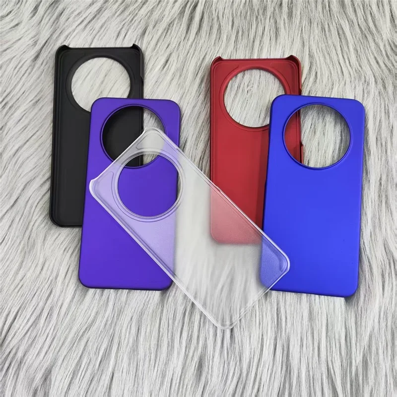 Für Honor X70 5G Hülle Harte PC Stoßfeste Mattierte Minimalistische Handyhülle - Lila