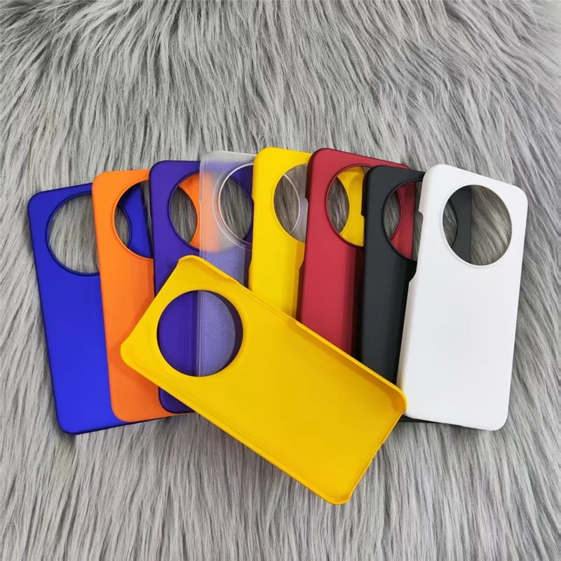 Für Honor X70 5G Hülle Harte PC Stoßfeste Mattierte Minimalistische Handyhülle - Lila