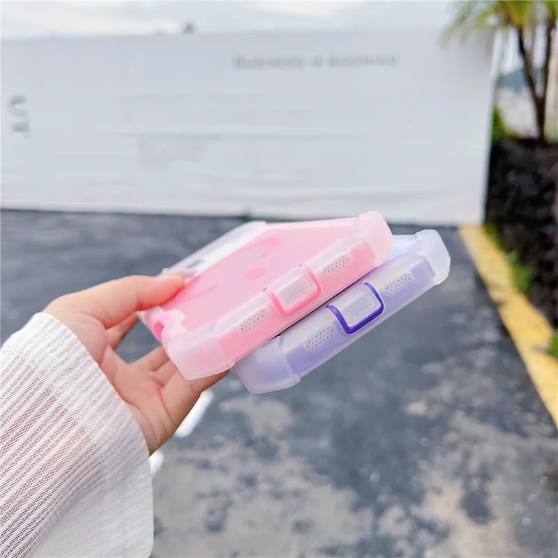 For iPhone 17 Pro Max Magnetic Case Chameleon Anti Drop TPU + PC Phone Cover - Transparent Pink