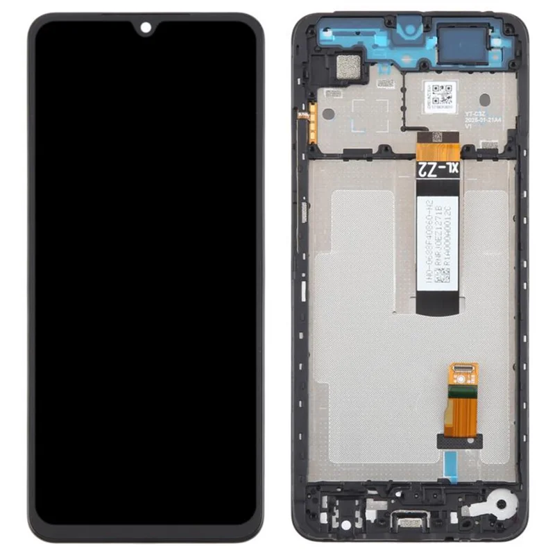 Para Xiaomi Poco C71 4G / Redmi A5 4G (171,7 mm) Tela LCD Grau B e Conjunto do Digitalizador + Moldura (Sem Logotipo)