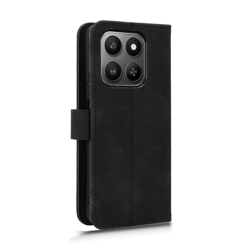 Funda de cuero inteligente For Honor 400 con sensación de piel, antideslizante, tipo cartera, con tapa - Negro