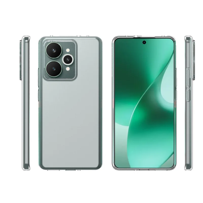 For Realme 15 5G Case Watermark Resistant TPU Clear Phone Back Cover