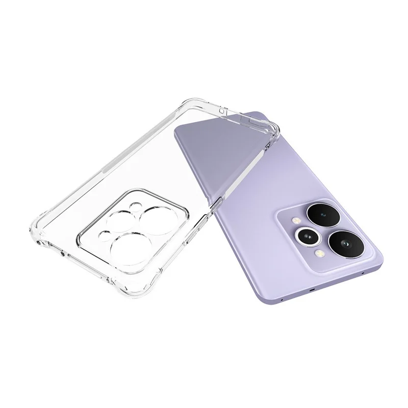 For Realme 15 Pro 5G TPU Phone Case Non Slip Transparent Mobile Phone Cover