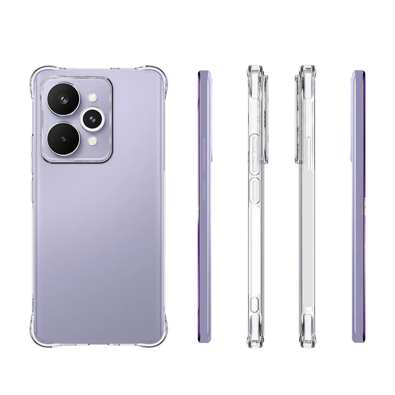 For Realme 15 Pro 5G TPU Phone Case Non Slip Transparent Mobile Phone Cover