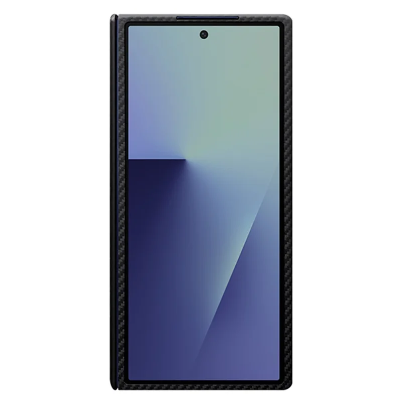Für Samsung Galaxy Z Fold7 5G Magnetische Hülle mit präzisen Aussparungen, 600D Feintextur Aramid-Faser Handyhülle mit Metall-Objektivrahmen