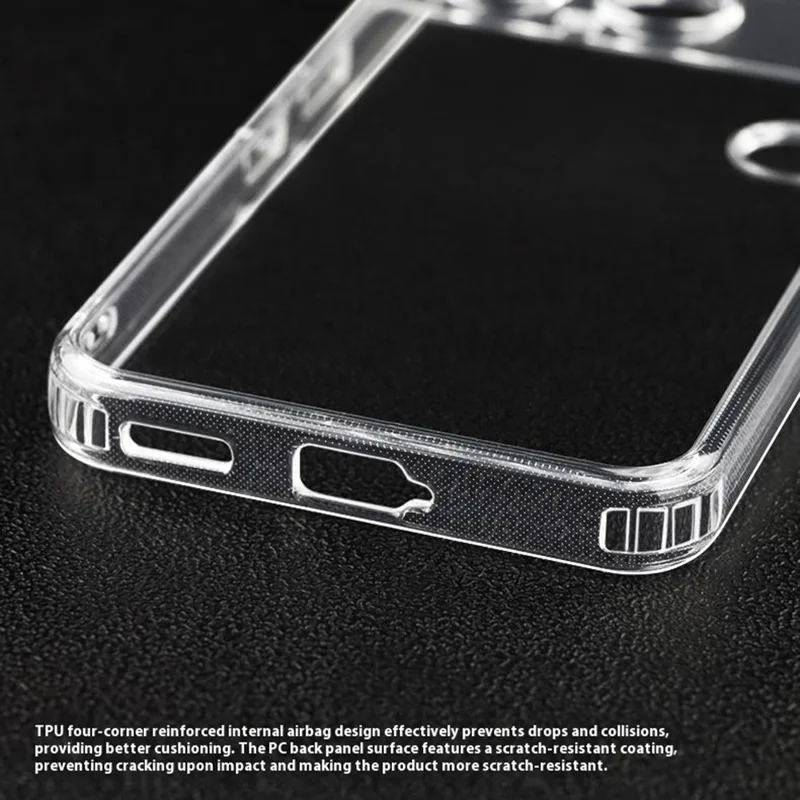 For Nothing Phone (3) 5G Case Clear PC + TPU Anti-Scratch Phone Back Cover
