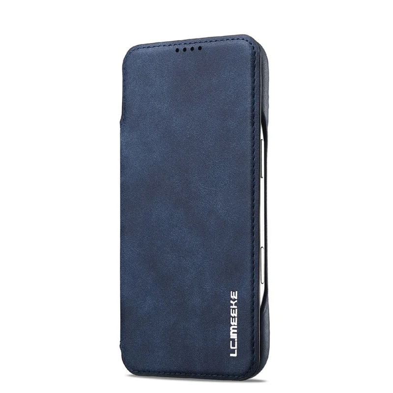 LC.IMEEKE For iPhone Air Case Card Holder Stand Leather Phone Cover - Blue