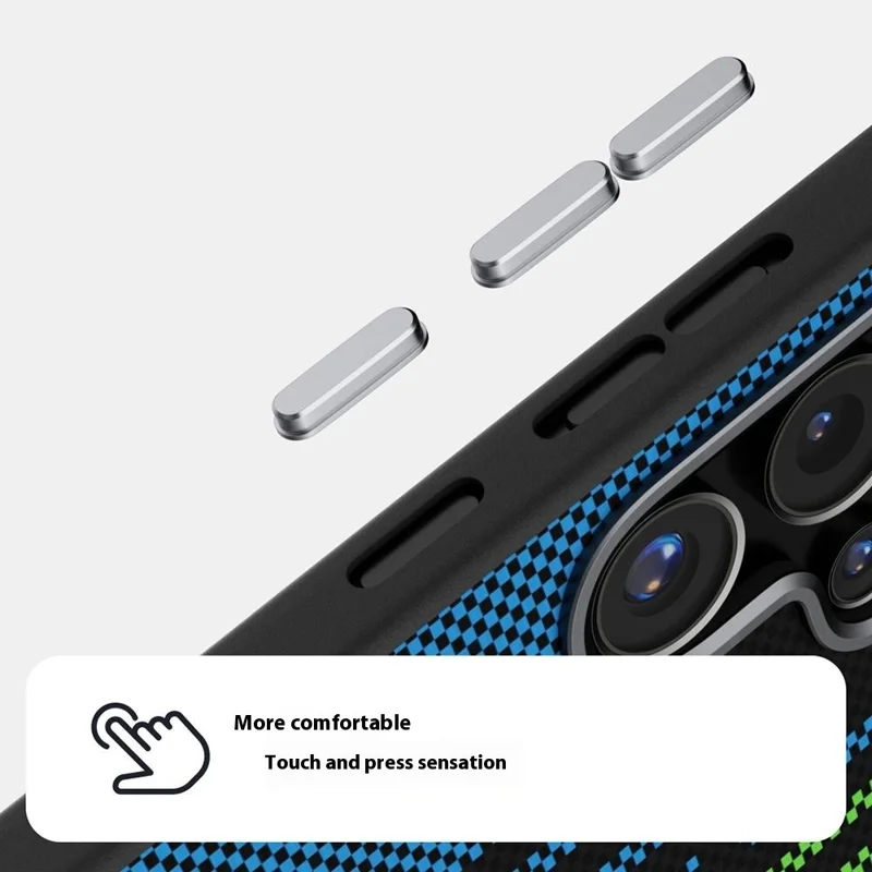 Étui ABEEL pour Samsung Galaxy S25 FE Compatible avec MagSafe - Coque de téléphone en PC TPU et alliage d'aluminium avec cuir imprimé - Numéro 1 Exceptionnel